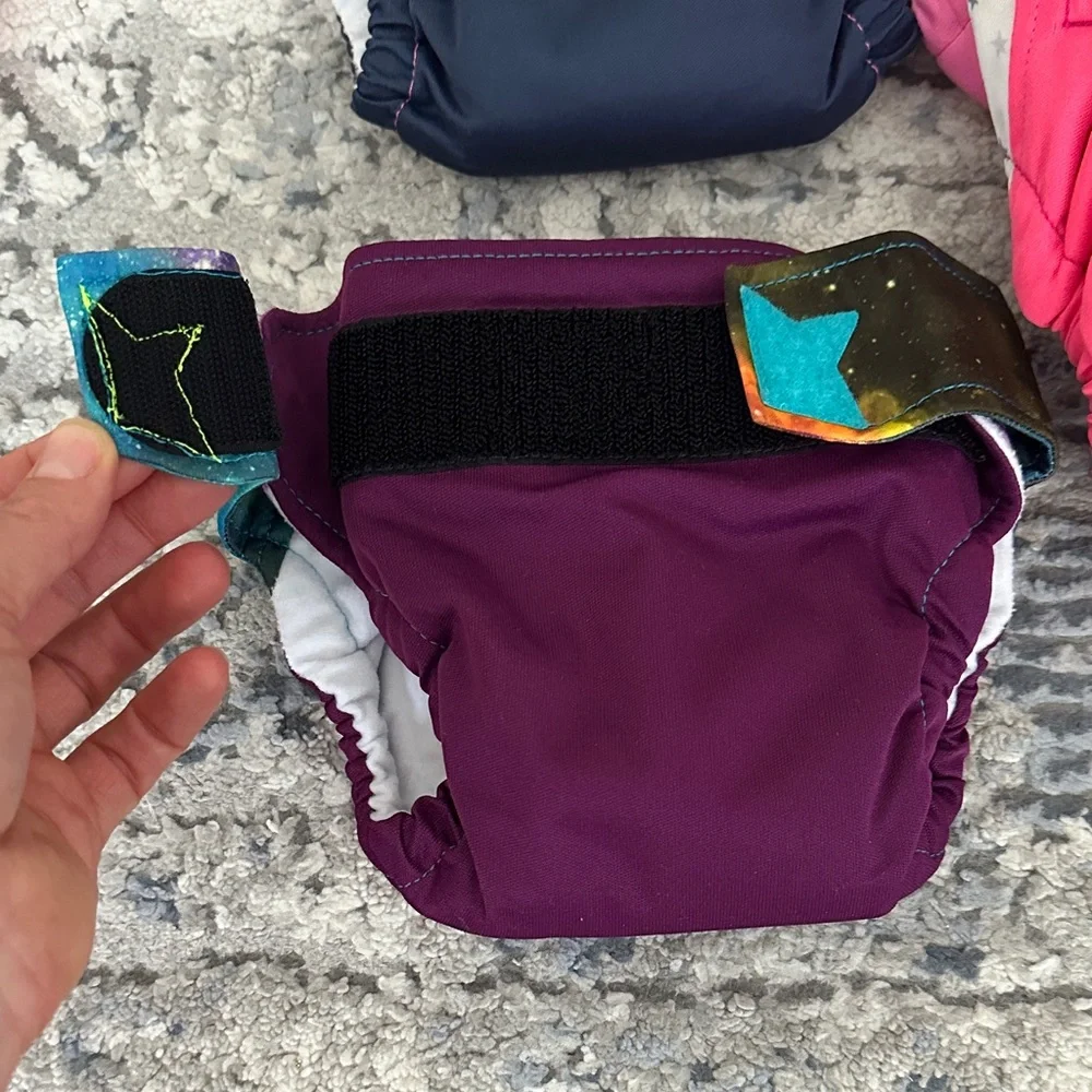 Ragababe size small all-in-one reusable cloth diapers (4 pieces)
